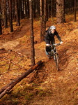 riding on a snigletrack