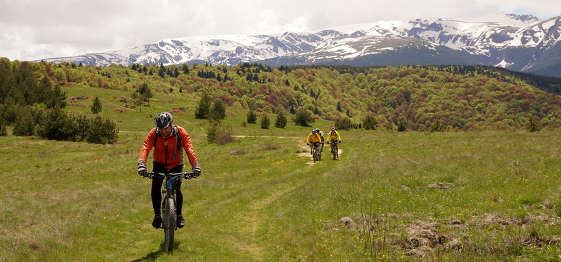 Mountain biking in Rila Mountain Bulgaria